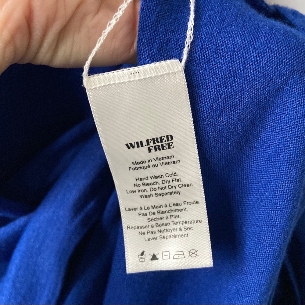 Wilfred Free Aritzia Rafaeli Blue Swing Dress - Picture 4 of 6